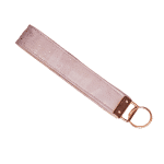 rose gold cork wristlet keychains