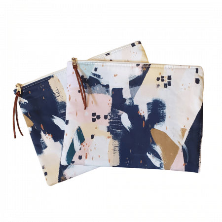Abstract Clutch Wristlet