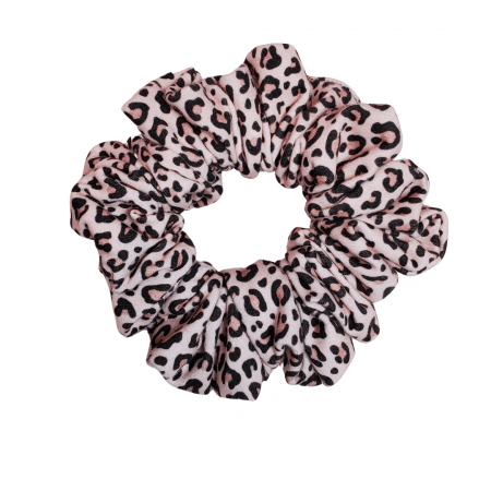 Blush Leopard organic Scrunchie