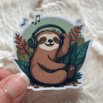 Sloth Sticker - Matte Vinyl Sticker