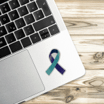 suicide awareness ribbon sticker