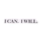 I can I will sticker