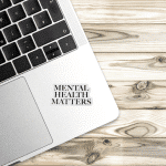 mental health matters laptop stickers
