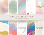 Empath Self Care Card Set
