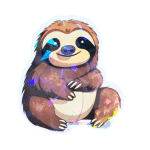 cute sloth sticker