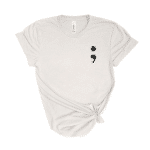 semi colon shirt