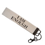 i am enough keychain wristlet