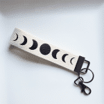 moon phases keychain