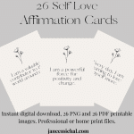 self love affirmation cards