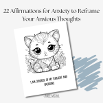 anxiety affirmation coloring book