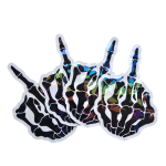 Middle Finger Skeleton Sticker - Image 2