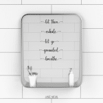 anxiety mirror decals