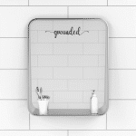 grounded mirror decal