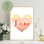 I Am Affirmation Art Print