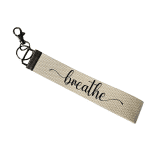 breathe keychain wristlet