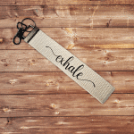 exhale keychain wristlet