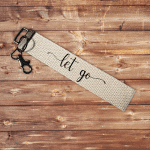 Let Go Keychain Wristlet