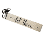 let them keychain wristlet