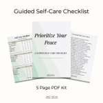 Guided Self Care Checklist