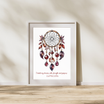 Capricorn Affirmation Art Print