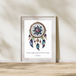 Gemini Affirmation Art Print