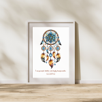 Scorpio Affirmation Art Print